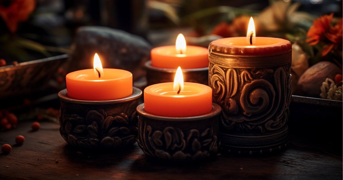 Thriving in your candle business with inventive and engaging flyer designs.