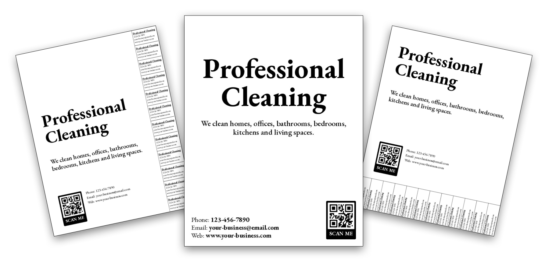 At FlyerFalcon, we have have a template specifically for gutter cleaning flyers.